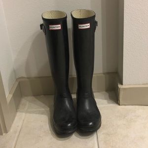 Original Tall Glossy Hunter Rainboots - 9